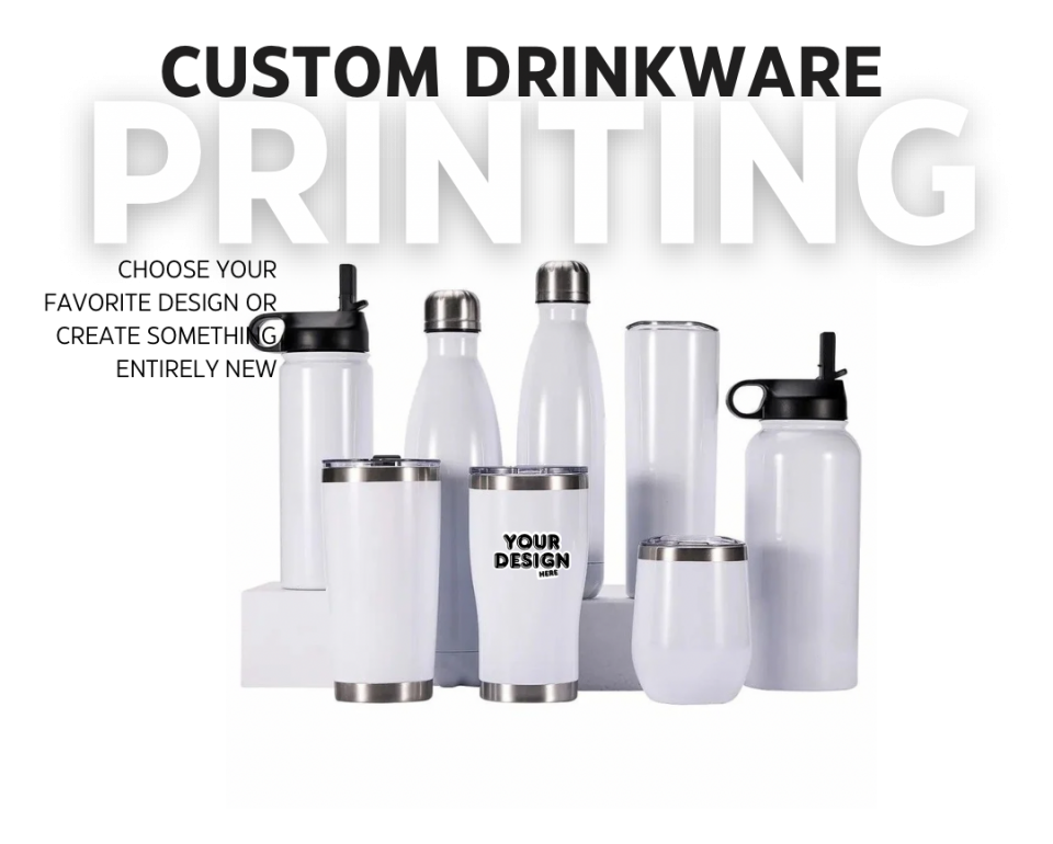 personalised mugs and travel mugs that showcase your unique style or brand identity.