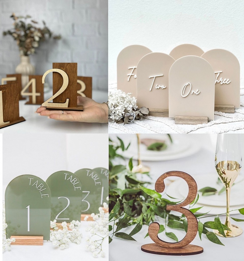 Table Numbers